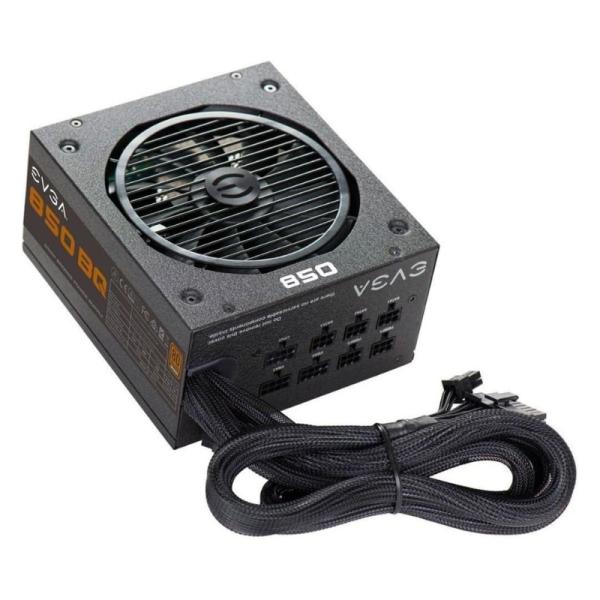 FUENTE DE PODER EVGA 850 BQ 850W 80 PLUS BRONZE SEMI MODULAR ATX 110-BQ-0850-V1 NEGRO