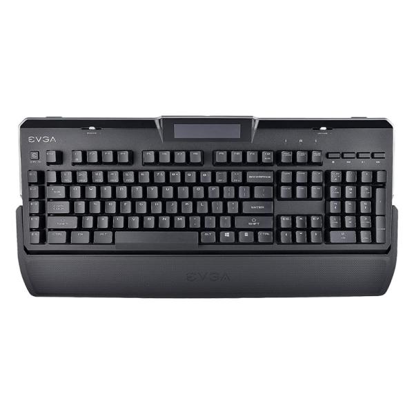 TECLADO GAMING EVGA Z10 M&Eacute;CANICO AL&Aacute;MBRICO USB INGL&Eacute;S LED ROJA SWITCH AZUL 802-ZT-E101-KR NEGRO