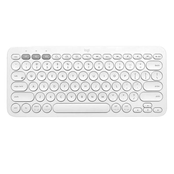 TECLADO LOGITECH K380 MEMBRANA INAL&Aacute;MBRICO BLUETOOTH ESPA&Ntilde;OL 920-009595 BLANCO