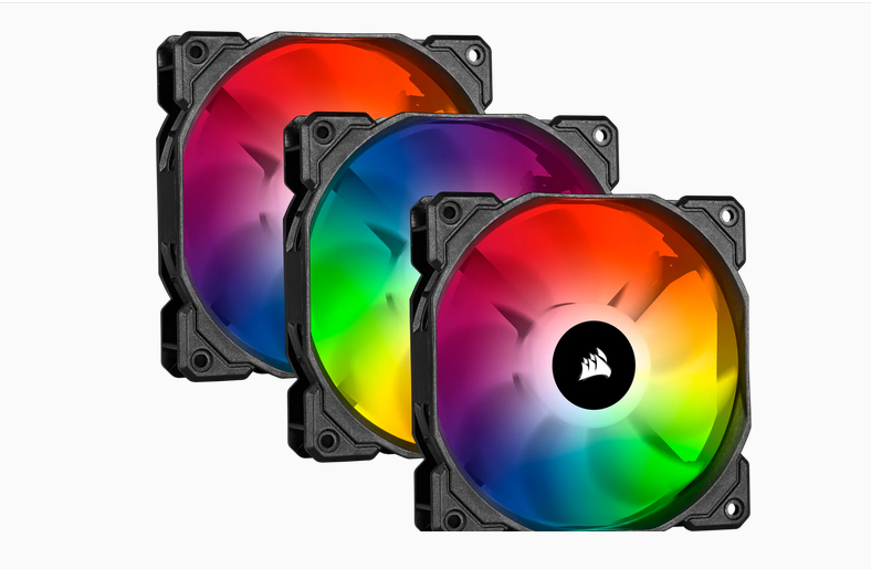 ABANICO CORSAIR  iCUE SP120 RGB PRO 3X12CM CO-9050094-WW NEGRO