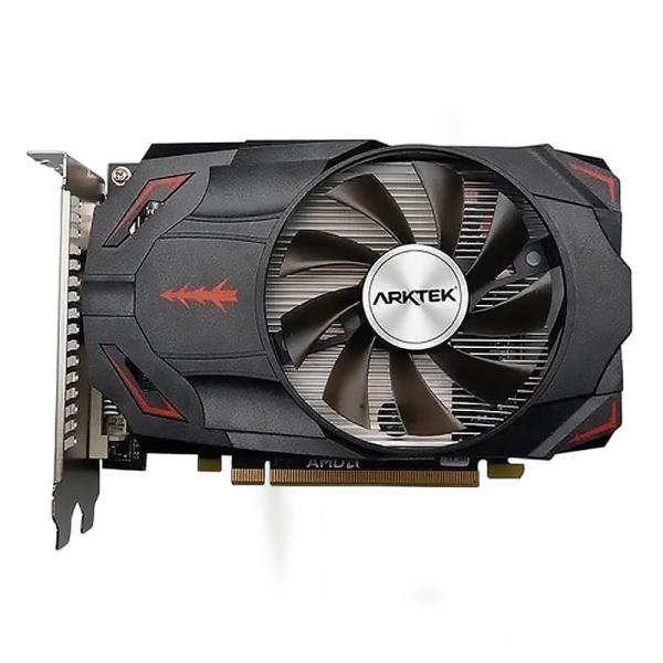 TARJETA DE VIDEO ARKTEK RADEON RX 550 4GB 128BIT DDR5 1287 MHZ AKR550D5S4GL1 NEGRO