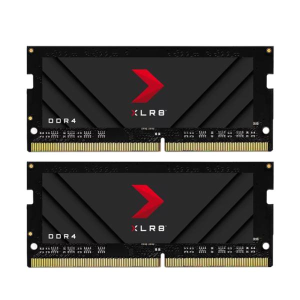 MEMORIA RAM LAPTOP 16GB PNY MN16GK2D43200X DDR4 3200MHZ CL20 1.2V NEGRO