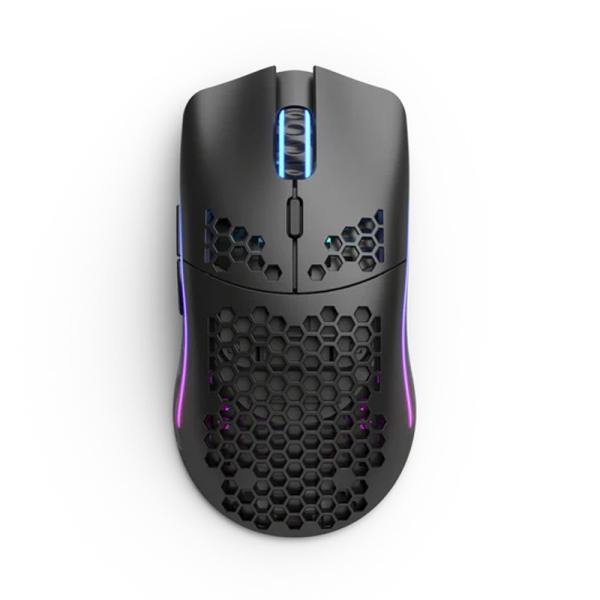 MOUSE GAMING RGB GLORIOUS MODELO O INAL&Aacute;MBRICO 2.4 GHZ 19000 DPI GLO-MS-OW-MB NEGRO