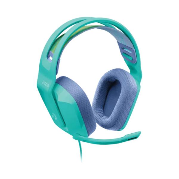 HEADSET GAMING LOGITECH G335 ALÁMBRICO 3.5MM  981-001023 MENTA