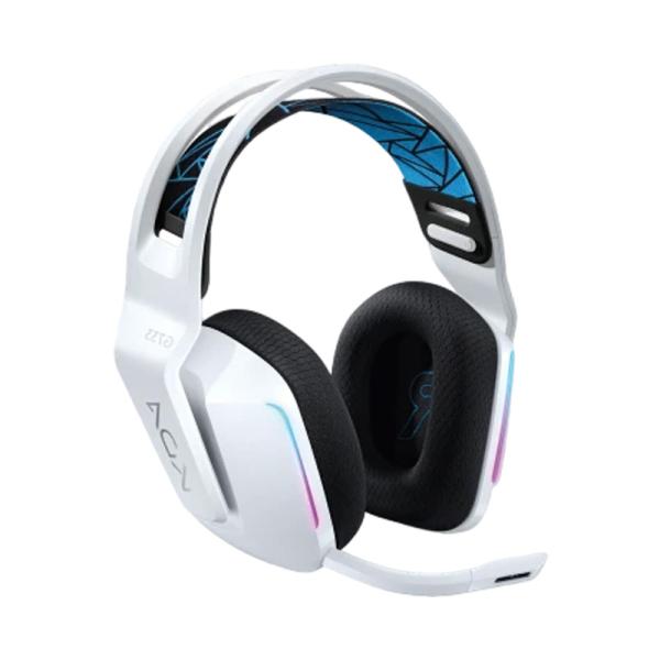 HEADSET GAMING RGB LOGITECH G733 K/DA INAL&Aacute;MBRICO LIGHTSPEED USB-A 981-000989 BLANCO