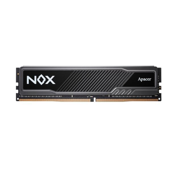 MEMORIA RAM PC 8GB APACER NOX GAMING DDR4 3200MHz CL16 1.35V AH4U08G32C28YMBAA-1 NEGRO