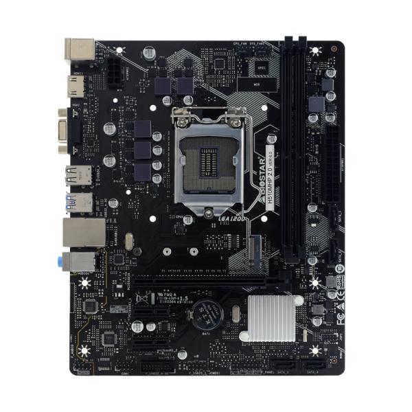 TARJETA MADRE BIOSTAR H510MHP 2.0 LGA 1200 MICRO-ATX DDR4 NEGRO