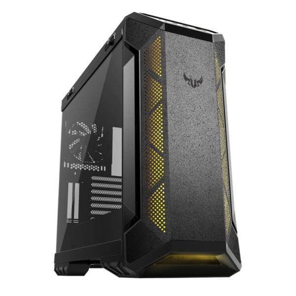 CASE GAMING RGB ASUS TUF GT501 MID TOWER 3 VENTILADORES DE 120MM Y 1 DE 140MM CON VIDRIO LATERAL 90DC0012-B48000 GRIS