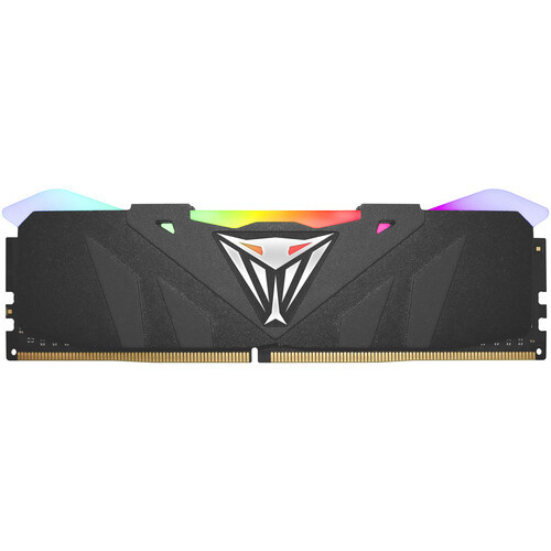 MEMORIA RAM PC 8GB PATRIOT VIPER RGB DDR4 3200MHz CL16 1.2V RGB PVR48G320C6 NEGRO