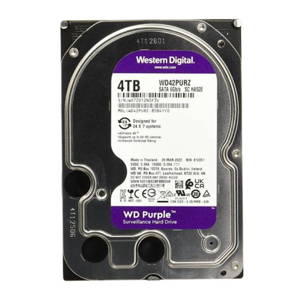 HD INTERNO 4TB 3.5 WESTERN DIGITAL PURPLE  WD42PURZ