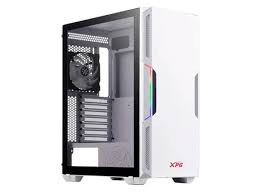 CASE GAMING XPG ADATA STARKER MID TOWER VENTILADORES 2 DE 120MM CON VIDRIO LATERAL STARKER-WHCWW BLANCO