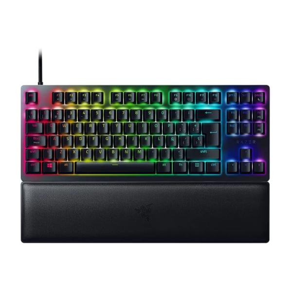 TECLADO GAMING RGB RAZER HUNTSMAN V2 ANALOG MEC&Aacute;NICO AL&Aacute;MBRICO USB ESPA&Ntilde;OL RZ03-03610700-R311 NEGRO