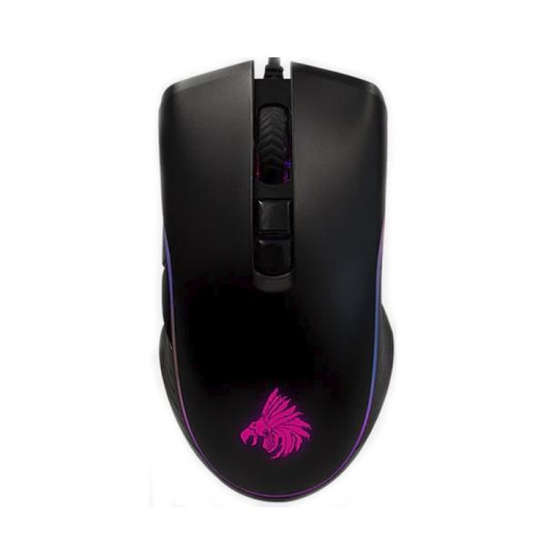 MOUSE GAMING RGB EAGLE WARRIOR COBRA AL&Aacute;MBRICO USB 3200 DPI MOM537UM001C NEGRO