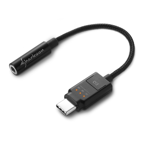 CABLE SHARKOON DE SONIDO USB (MOBILE DAC) (4044951028276)