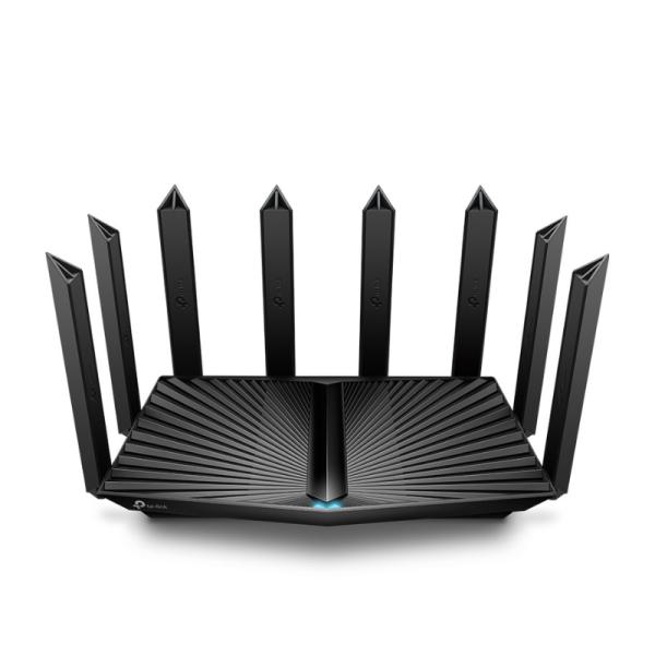 ROUTER TP LINK ARCHER AX90 (EU) 2.4 GHZ 5 GHZ AX6600 WI FI 6 TRI BAND MU MIMO PUERTOS WAN/LAN / LAN /USB NEGRO