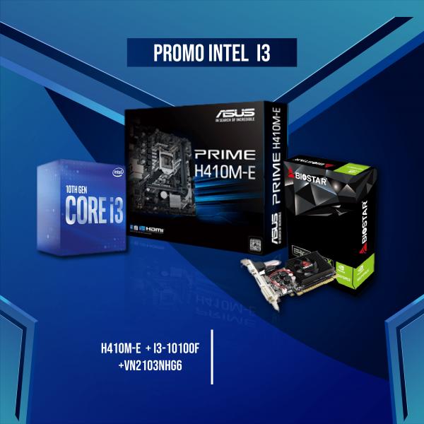 COMBO Intel i3 10100F + Asus H410M-E + Biostar VN2103NH