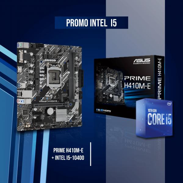 COMBO Intel i5 10400 + H410M-E