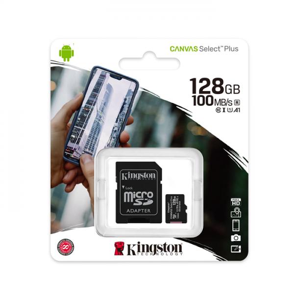 MEMORIA MICRO SD 128GB KINGSTON CANVAS SELECT 100R A SDCS2/128GB