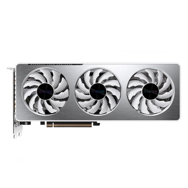 TARJETA DE VIDEO GIGABYTE GEFORCE RTX 3060 VISION OC 12G GDDR6 1837 MHZ GV-N3060VISION OC-12G PLATEADO