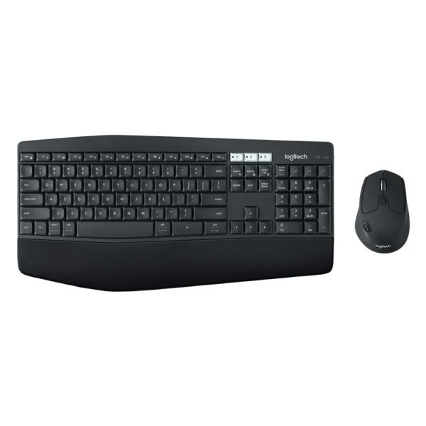 TECLADO Y MOUSE LOGITECH MK850 PERFORMANCE MEMBRANA INALÁMBRICO (BLUETOOTH/ 2.4 GHZ) INGLÉS 920-008219 NEGRO