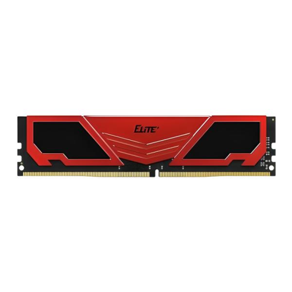 MEMORIA RAM PC 8GB TEAM ELITE DDR4 3200MHz CL22 1.2V TPRD48G3200HC2202 ROJO