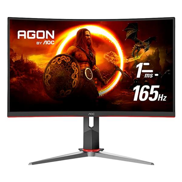 MONITOR 32" AOC CQ32G2S QHD 2560X1440 165 HZ DP HDMI CURVO SLIMB08C8L6SB9