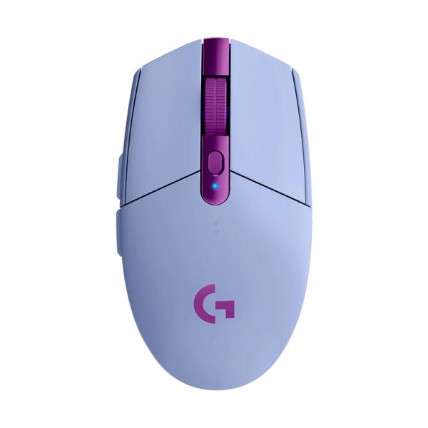 MOUSE LOGITECH G305 LIGHTSPEED INALÁMBRICO CON RECEPTOR 12000 DPI 910-006020 LILA