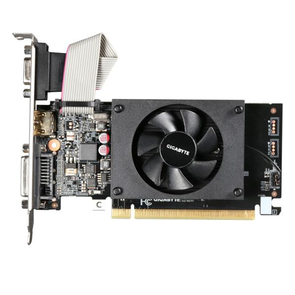 TARJETA DE VIDEO GIGABYTE GEFORCE GV-N710D3-2GL REV2.0 1600 MHZ DDR3 NEGRO