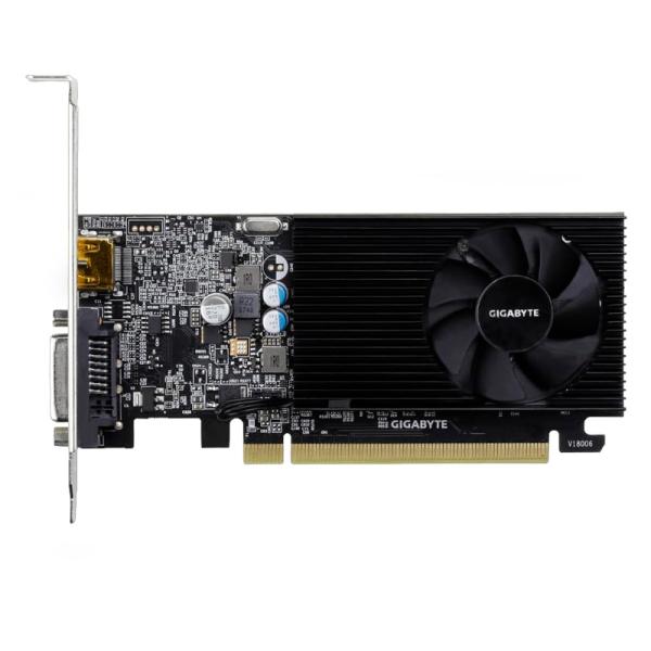 TARJETA DE VIDEO GIGABYTE GT 1030 LOW PROFILE D4 2G DDR4 1417 MHZ GV-N1030D4-2GL NEGRO