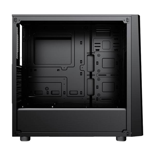 CASE GAMING RGB EAGLE WARRIOR TLALOC CG05RDRA002C L400 MID TOWER 1 VENTILADOR DE 120MM CON VIDRIO LATERAL Y TIRA RGB  (INCLUYE PEQUEÑO CONTROL BOARD NEGRO