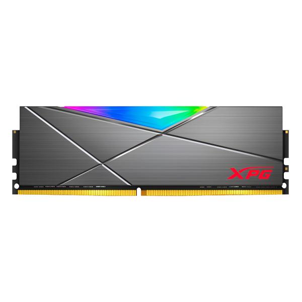 MEMORIA RAM PC 8GB ADATA XPG SPECTRIX D50 DDR4 3200MHz CL16 1.35V RGB AX4U32008G16A-ST50 GRIS