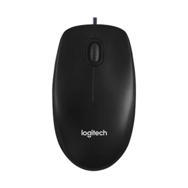 MOUSE LOGITECH M100 ALÁMBRICO USB-A 1000DPI 910-001601 NEGRO