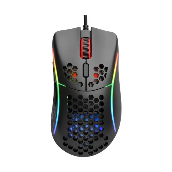 MOUSE GAMING RGB GLORIOUS MODEL D ALAMBRICO USB 12000 DPI GD-GBLACK NEGRO