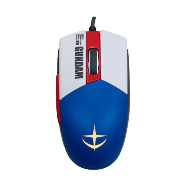 MOUSE GAMING RGB ASUS P515 ROG STRIX IMPACT II GUNDAM EDITION AL&Aacute;MBRICO 6200 DPI 90MP0260-BMUA00 AZUL / BLANCO / ROJO