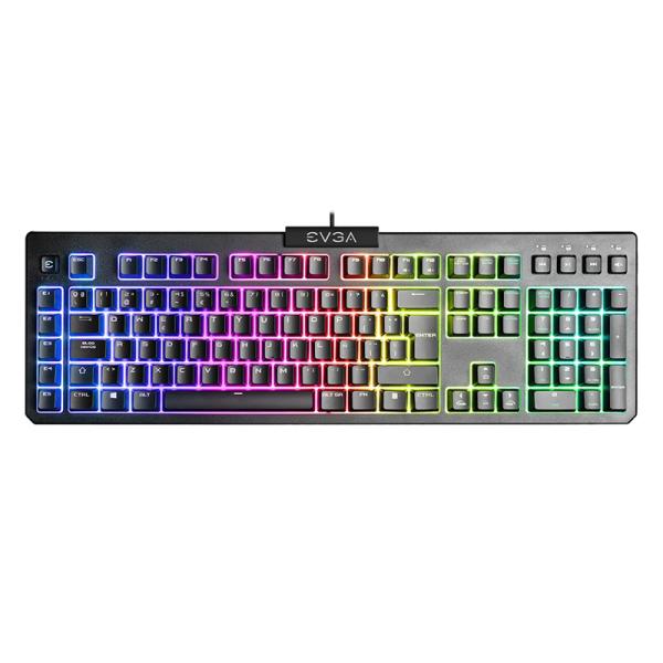 TECLADO GAMING RGB EVGA Z12 MEMBRANA  AL&Aacute;MBRICO USB ESPA&Ntilde;OL 834-W0-12SP-K2 NEGRO