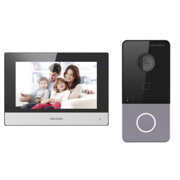 KIT VIDEO PORTERO CONTROL DE ACCESO IP HIKVISION DS-KV6113-WPE1 x1;/DS-KH6320-WTE1 x1 / PSU x2 - DS-KIS603-P 305303632