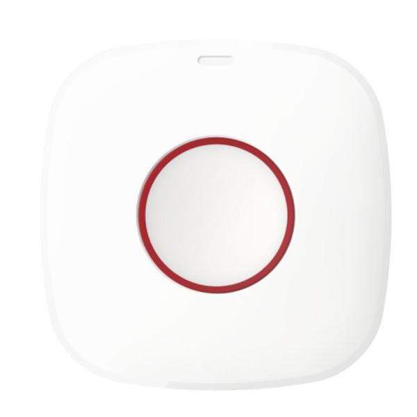 BOTON DE EMERGENCIA INALAMBRICO HIKVISION DS-PDEB1-EG2-WB(B) RF 433 MHZ (TRI-X WIRELESS) ACTIVACION DE EMERGENCIA IP66 / ALCANCE HASTA 800 M 314300346 BLANCO