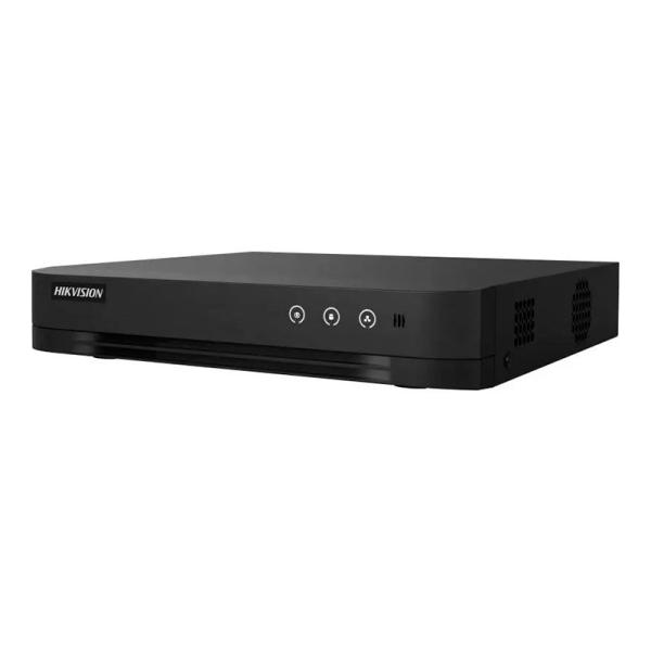 GRABADORA DVR PARA CAMARAS DE VIGILANCIA HIKVISION  8 Turbo HD/AHD/Analog interface input. 8-ch video&1-ch audio input. 2-ch IP video input. HDMI & VGA Output. 1 SATA interface. DS-7208HGHI-K1-AF