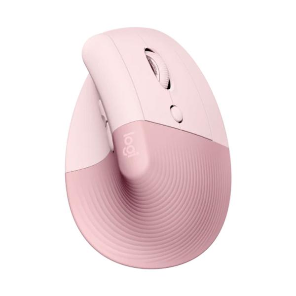MOUSE LOGITECH  LIFT VERTICAL ERGONOMIC INALÁMBRICO BLUETOOTH + RECEPTOR 4000 DPI 910-006472 ROSADO