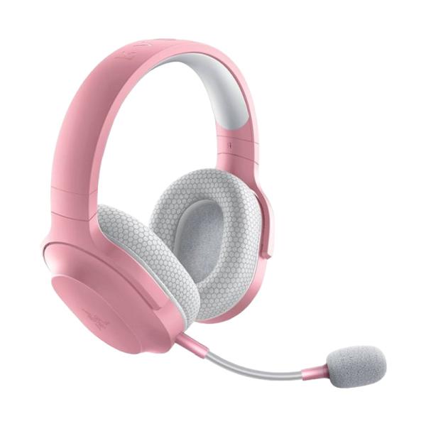 HEADSET GAMING RAZER BARRACUDA MERCURY QUARTZ INAL&Aacute;MBRICO (BLUETOOTH/ 2.4 GHZ) RZ04-03790300-R3U1 ROSADO