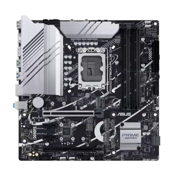 TARJETA MADRE ASUS PRIME Z790M-PLUS D4 LGA1700 M-ATX DDR4 NEGRO / BLANCO