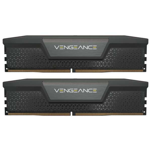 MEMORIA RAM PC 64GB CORSAIR VENGEANCE DDR5 5200MHz CL40 1.25V CMK64GX5M2B5200C40 NEGRO