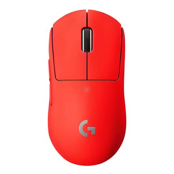 MOUSE LOGITECH PRO X SUPERLIGHT INALÁMBRICO CON RECEPTOR 25600 DPI 910-006783 ROJO