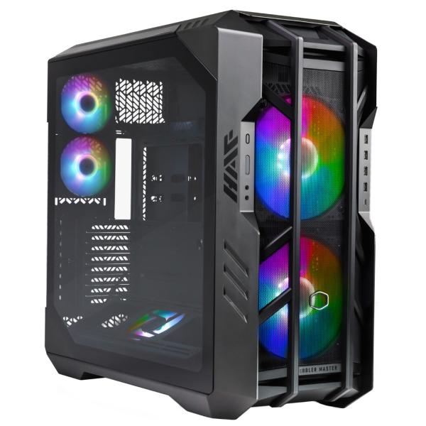 CASE GAMING RGB COOLER MASTER HAF H700 FULL TOWER VENTILADORES 2 DE 200MM Y 3 DE 120MM CON VIDRIO LATERAL Y MALLA FRONTAL HAF H700-IGNN-S00 NEGRO