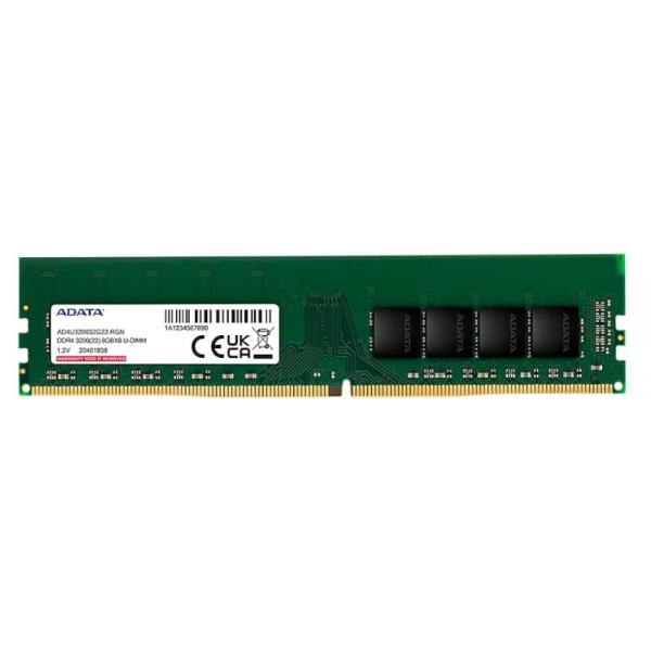MEMORIA RAM PC 32GB ADATA PREMIER AD4U320032G22 SGN DDR4 3200 MHZ CL22 1.2 V SIN DISIPADOR DIMM 288 PINES
