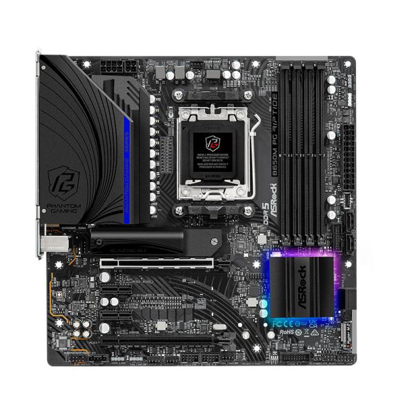 TARJETA MADRE ASROCK B650M PG RIPTIDE AM5 MICRO-ATX DDR5 NEGRO