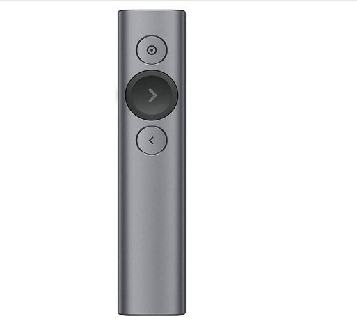 PUNTERO INALÁMBRICO LOGITECH SPOTLIGHT 910-004654 NEGRO
