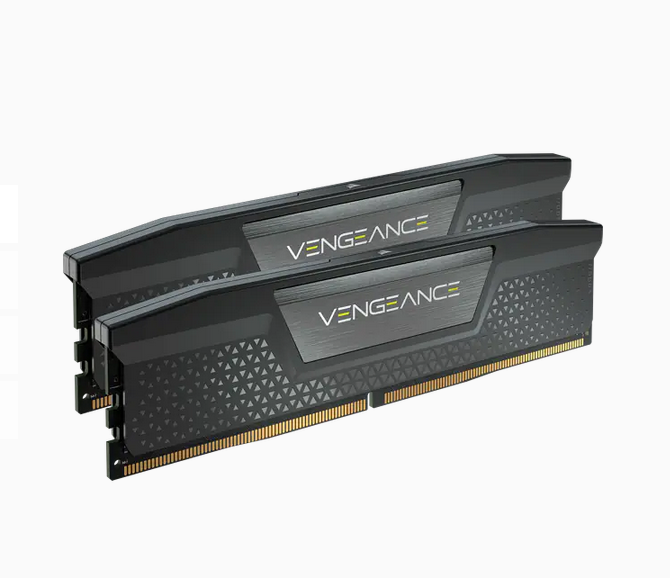 MEMORIA RAM PC 32GB CORSAIR VENGEANCE CMK32GX5M2B5200C40 DDR5 5200 MHZ CL40 1.25 V NEGRO DIMM 288 PINES NEGRO