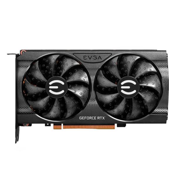 TARJETA DE VIDEO EVGA GEFORCE RTX 3050 XC GAMING 8GB GDDR6 1845 MHZ 08G-P5-3553-KR NEGRO