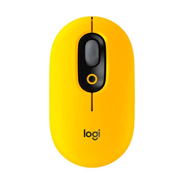 MOUSE LOGITECH POP INALÁMBRICO BLUETOOTH 4000 DPI 910-006543 AMARILLO